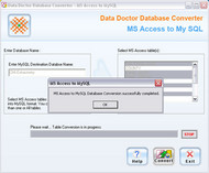 MS Access to MySQL Converter Program screenshot